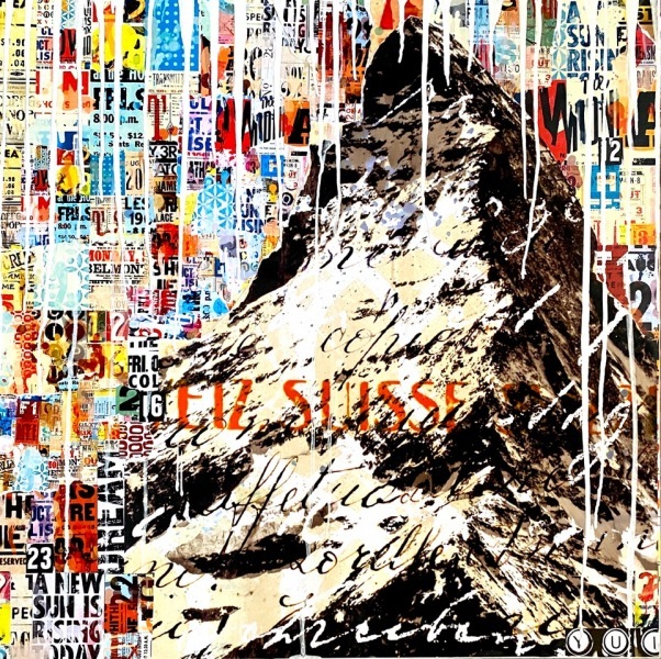 Pop-Art-Bild-Collage-Marion-Duschletta-Schweiz-Matterhorn11