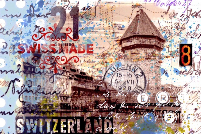 Swissmarion-duschldetta-bild-pop-art-collage-vintage-times-schweiz-switzerland-luzern