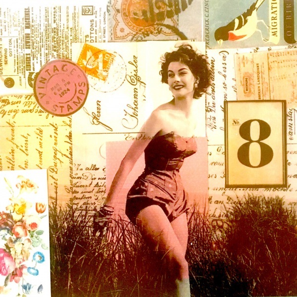 VBmarion-duschletta-bild-collage-pop-art-vintage-lady-im-badeanzug
