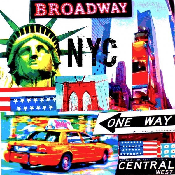1NYC-Collage-Bild-Pop-Art-Marion-Duschletta-NYC15-New-York