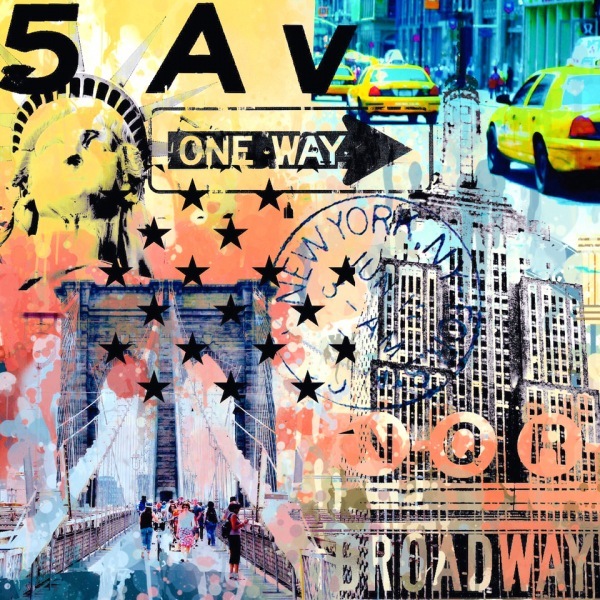 1NYC-Collage-Bild-Pop-Art-Marion-Duschletta-NYC16-New-York