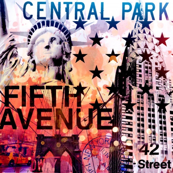 1NYC-Collage-Bild-Pop-Art-Marion-Duschletta-NYC17-New-York