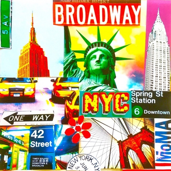 1NYC-Collage-Bild-Pop-Art-Marion-Duschletta-NYC3-New-York