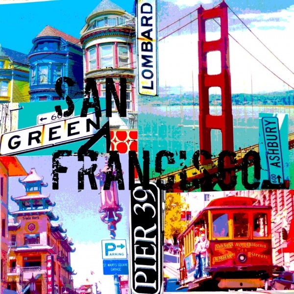 1San-Francisco-Collage-Bild-Pop-Art-Marion-Duschletta-San-Francisco8