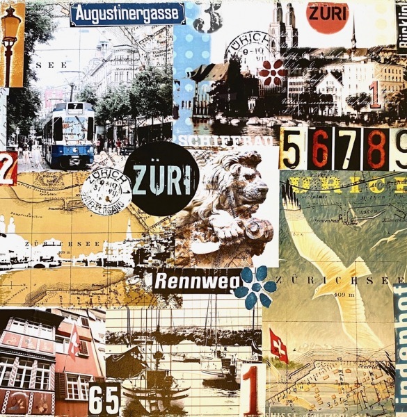 Duschletta-Bild-Zuerich-Bild-Marion-Duschletta-Collage-Beige-Gold-Loewe-Zuerich-Panorama