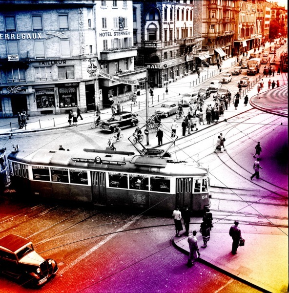 marion-duschletta-bild-pop-art-collage-zuerich-zuerich-vintage-Bellevue-Tram